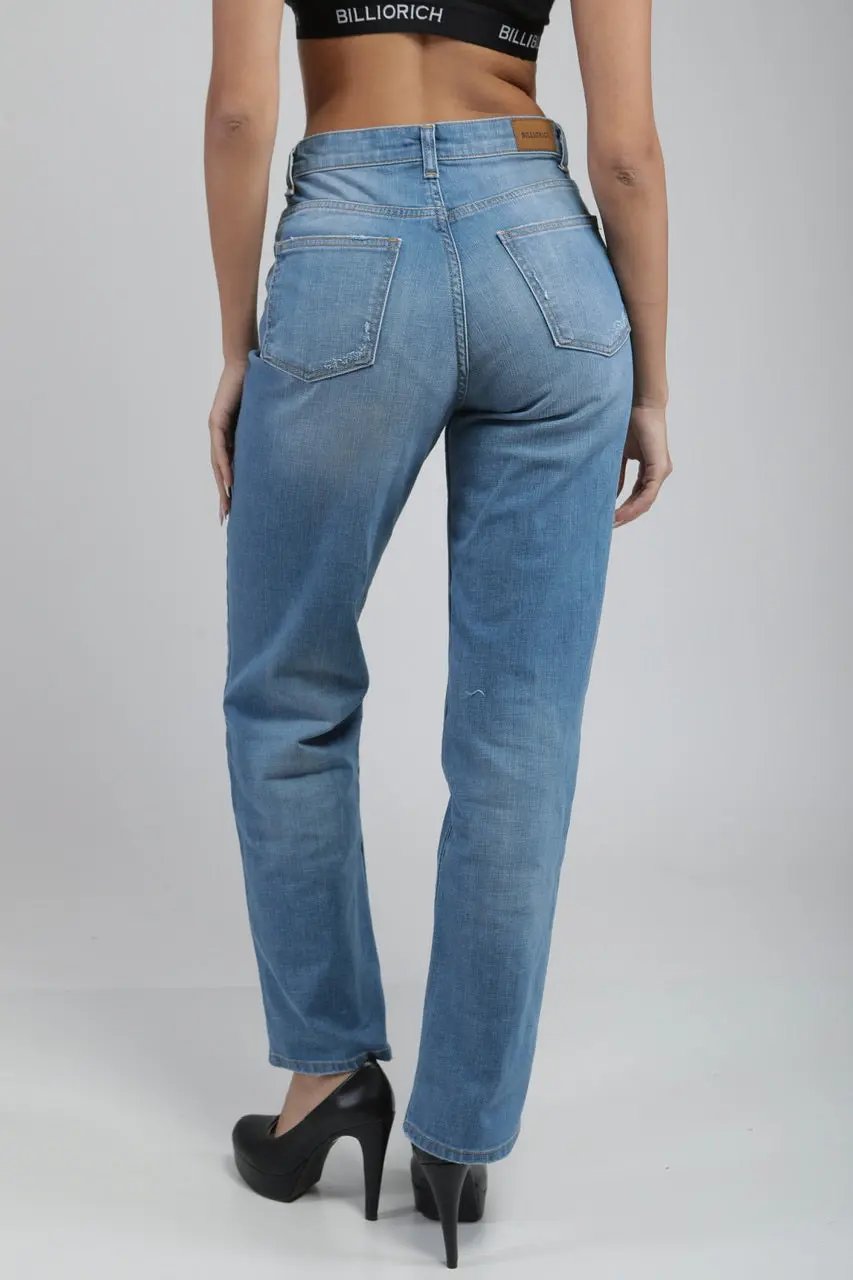 Jean Straight High Rise Billiorich