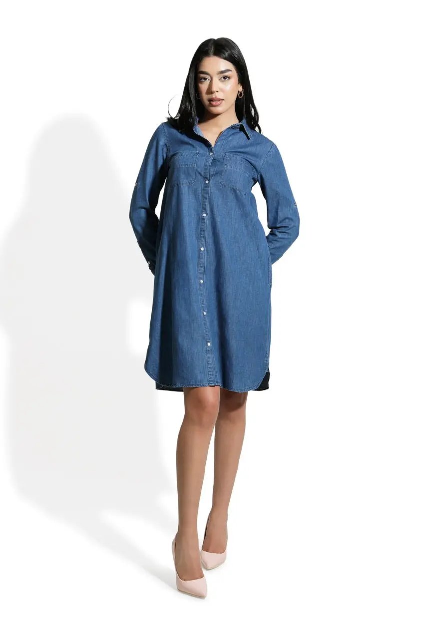 Robe-Chemise En denim Billiorich