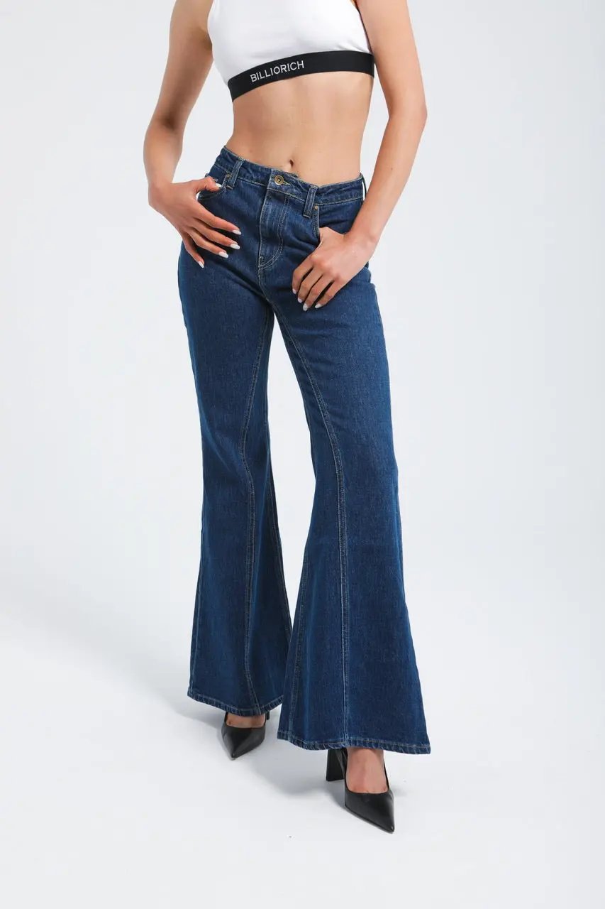 Jean Évasé Taille Haute Femme Billiorich