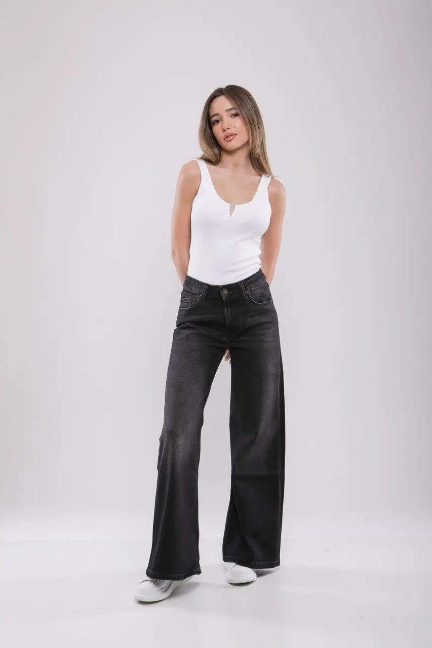 Pantalon Large Femme en Jean Billiorich