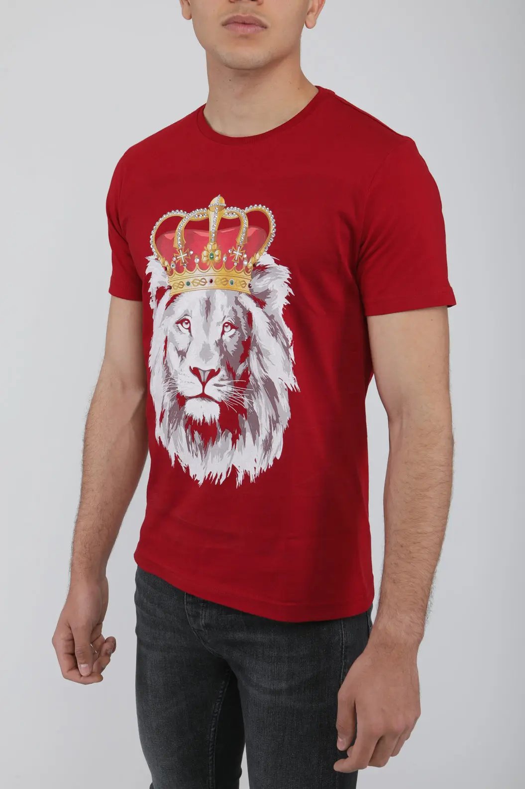 T-shirt col rond Billiorich X Swarovski Billiorich