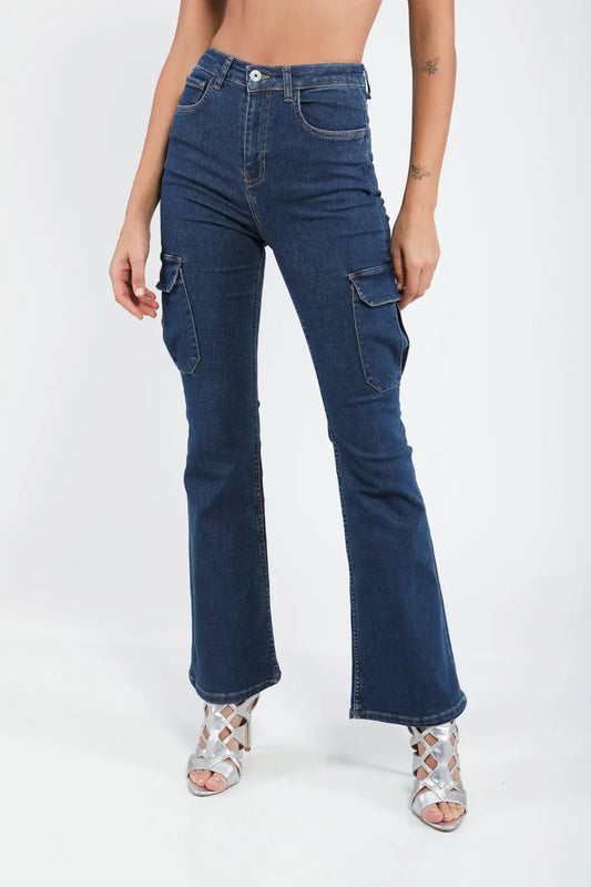 Jean flare en denim Billiorich