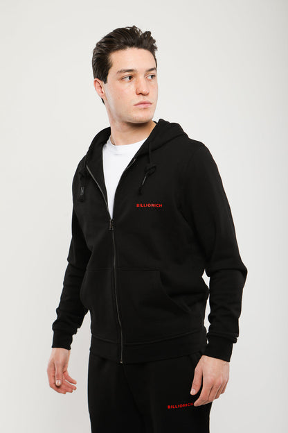 Sweat-Shirt À Capuche Zippé