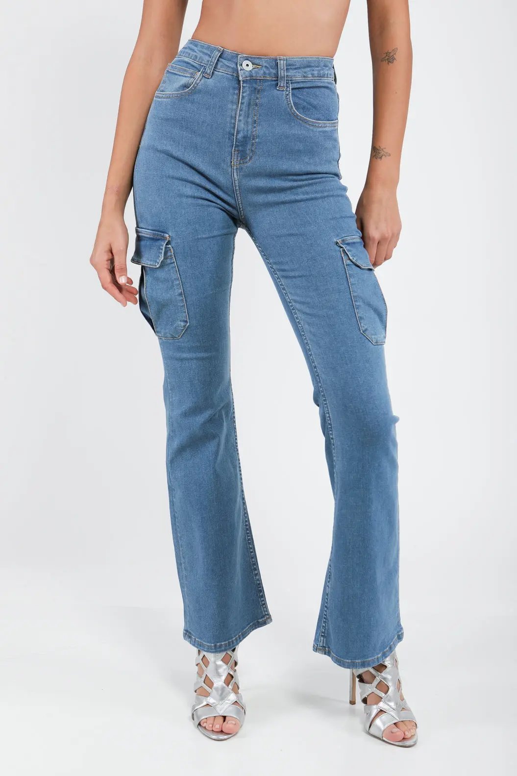 Jean flare en denim Billiorich