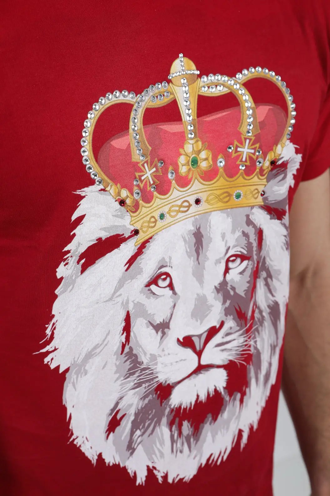 T-shirt col rond Billiorich X Swarovski Billiorich