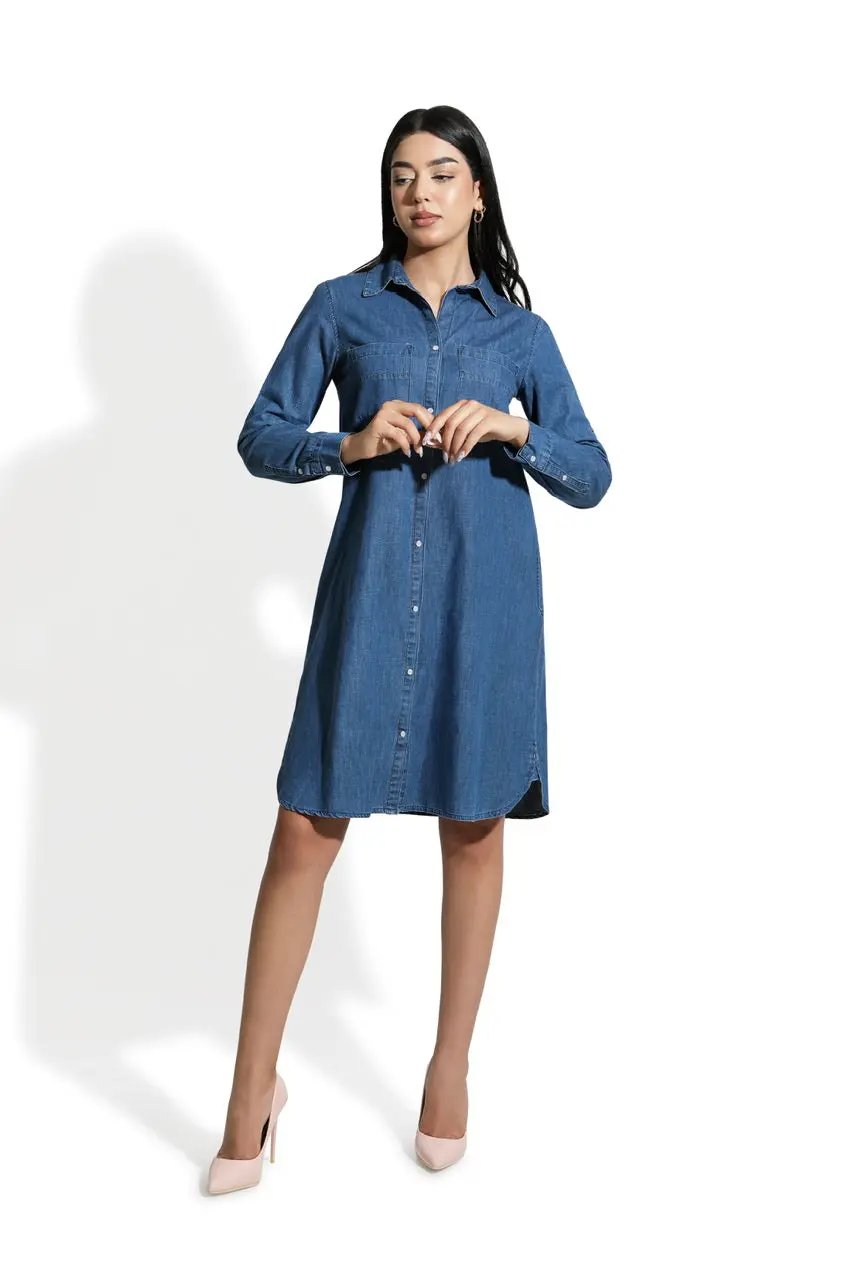 Robe-Chemise En denim Billiorich