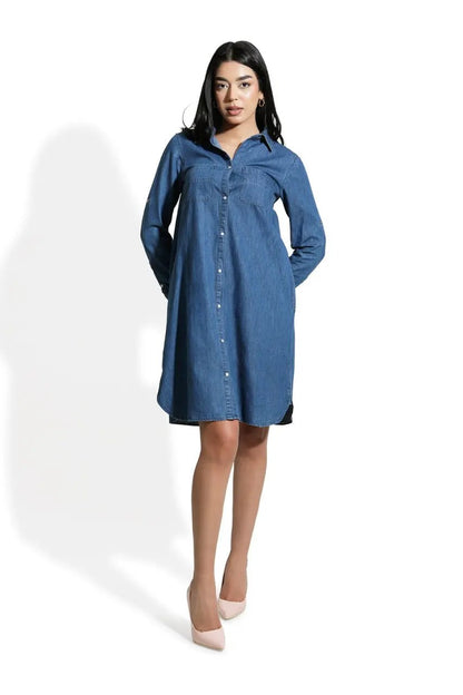 Robe-Chemise En denim Billiorich