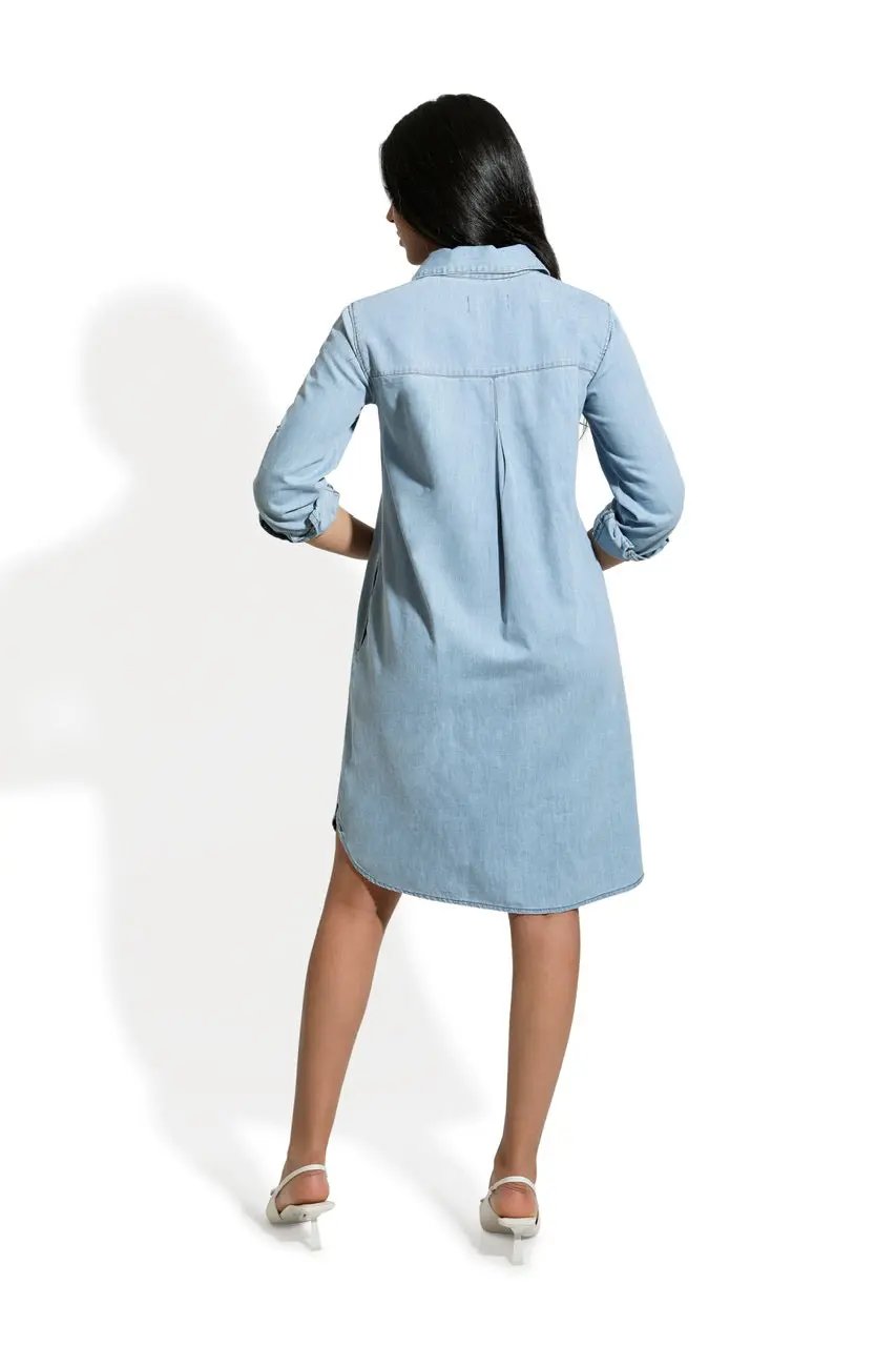 Robe-Chemise En denim Billiorich