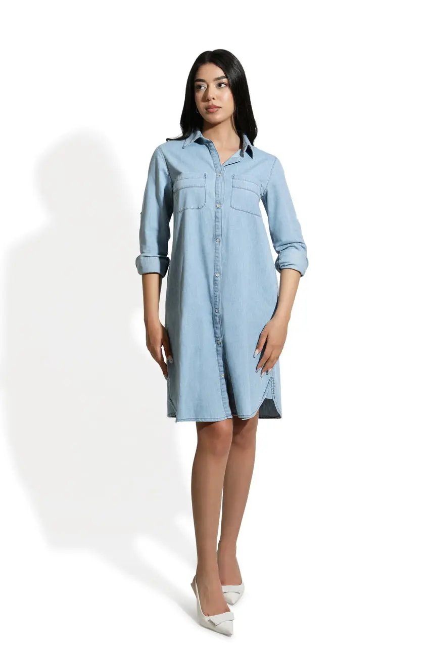 Robe-Chemise En denim Billiorich