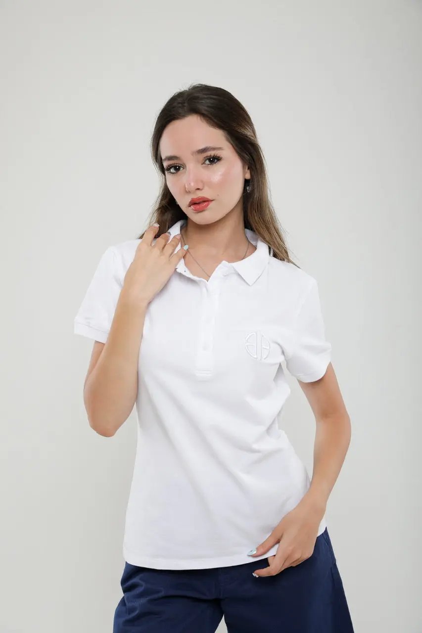 Polo Femme Slim Fit en Piqué de Coton Billiorich
