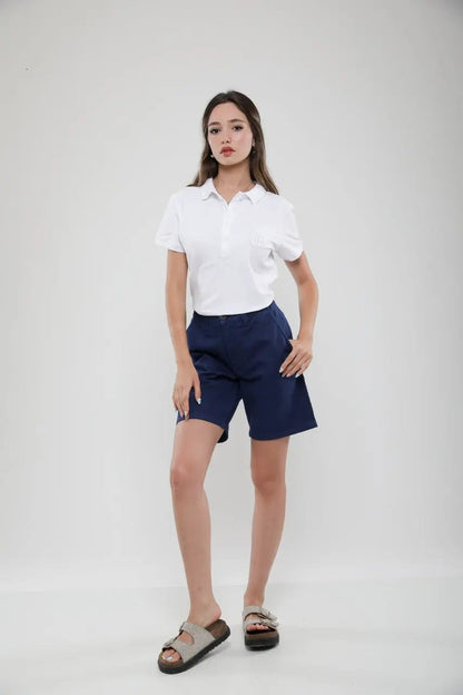 Short Large Femme en Coton Billiorich