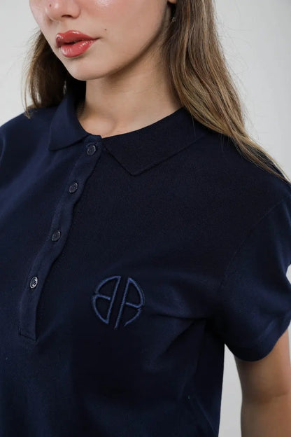 Polo Femme Slim Fit en Piqué de Coton Billiorich