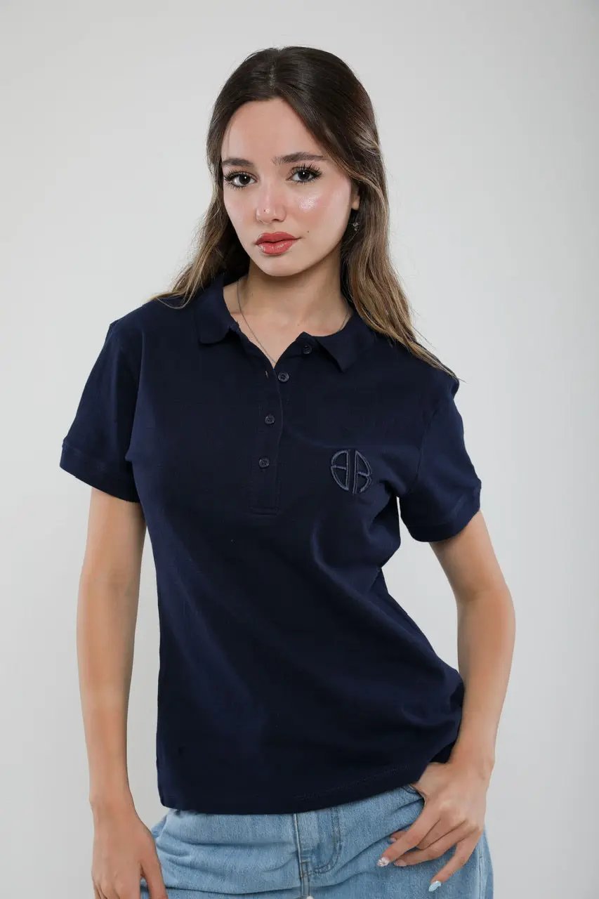 Polo Femme Slim Fit en Piqué de Coton Billiorich