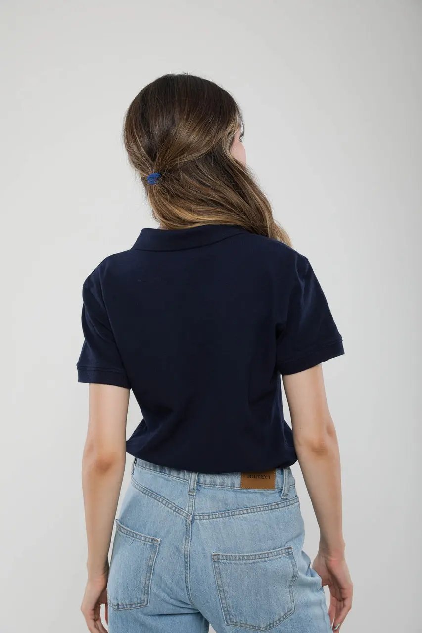 Polo Femme Slim Fit en Piqué de Coton Billiorich