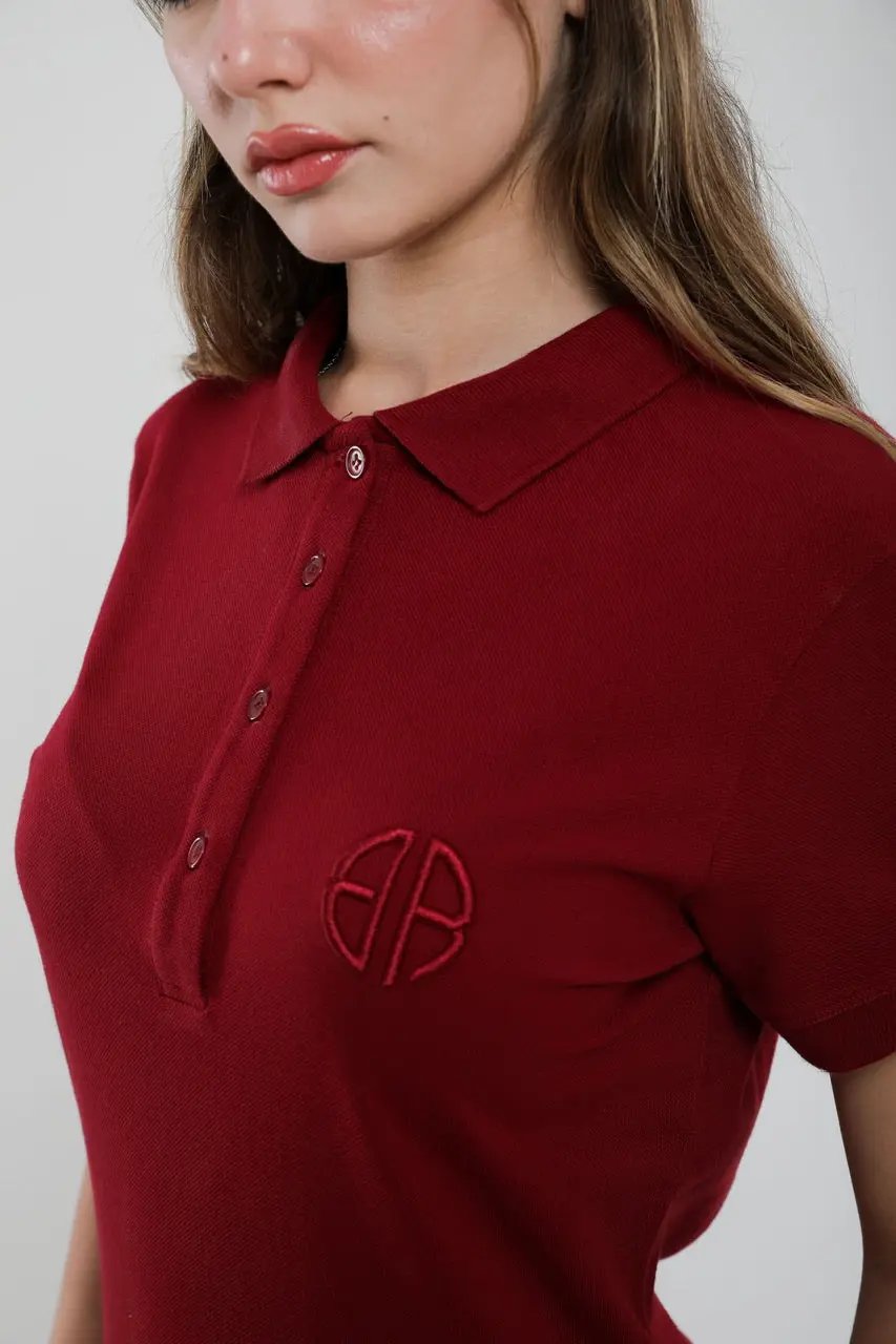 Polo Femme Slim Fit en Piqué de Coton Billiorich