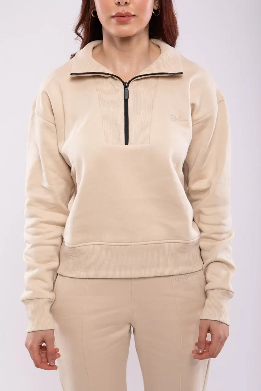 Sweat-shirt Zippé Femme Billiorich