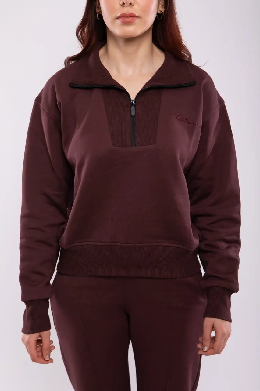 Sweat-shirt Zippé Femme Billiorich
