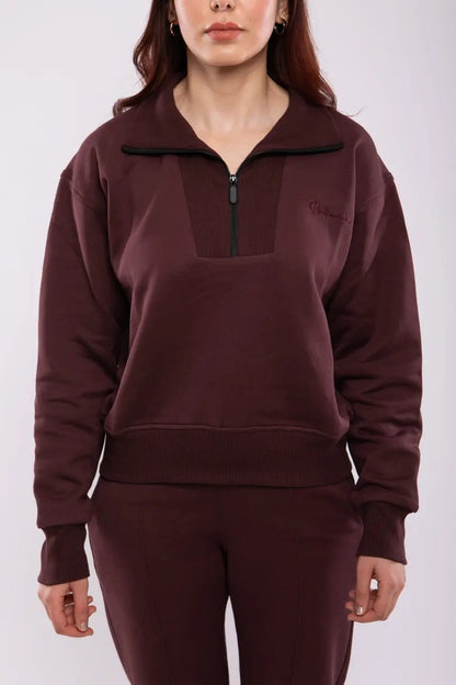 Sweat-shirt Zippé Femme Billiorich