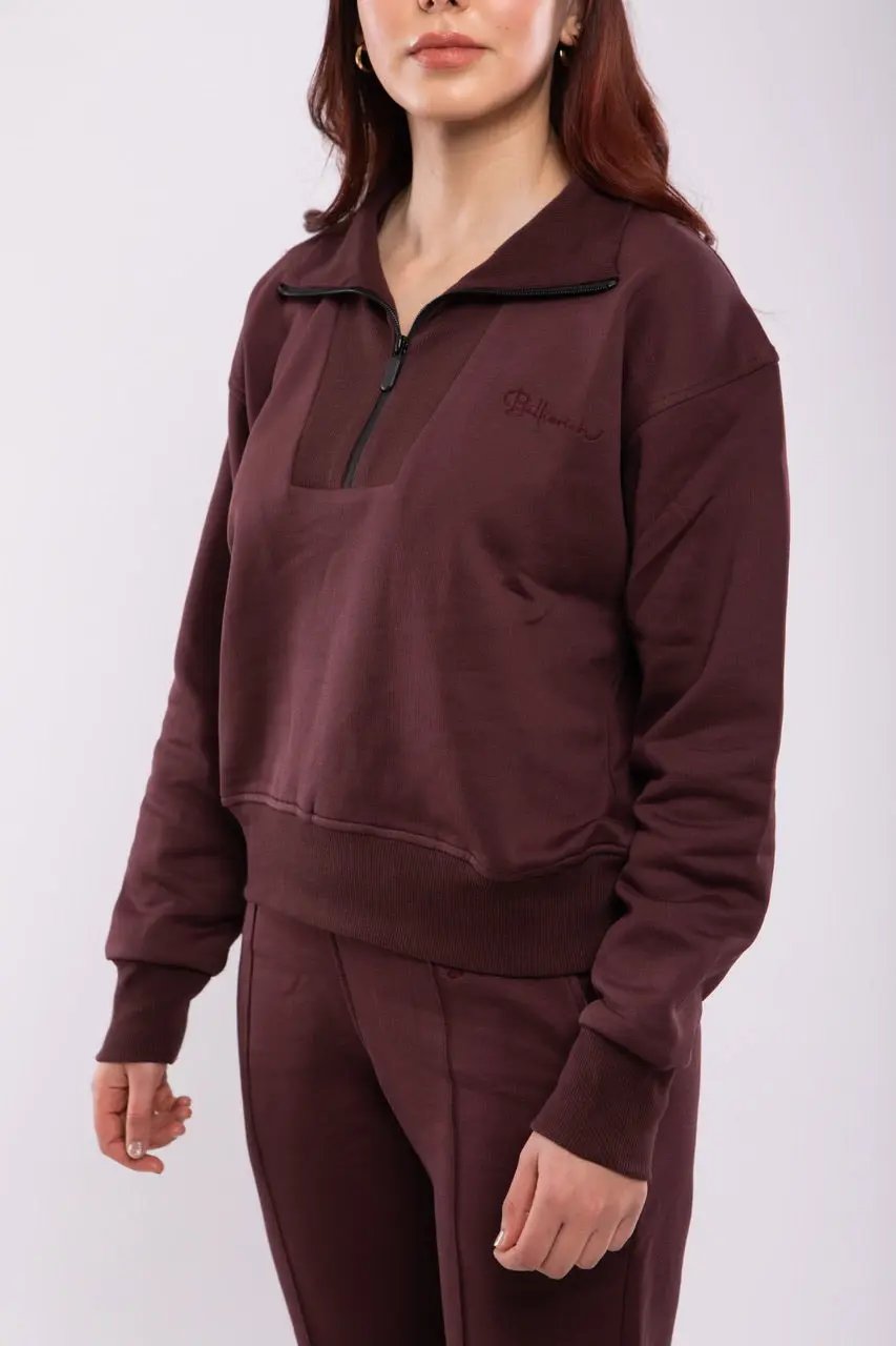 Sweat-shirt Zippé Femme Billiorich