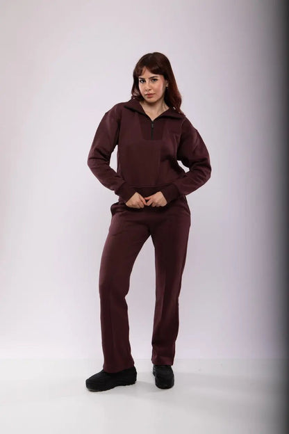 Sweat-shirt Zippé Femme Billiorich