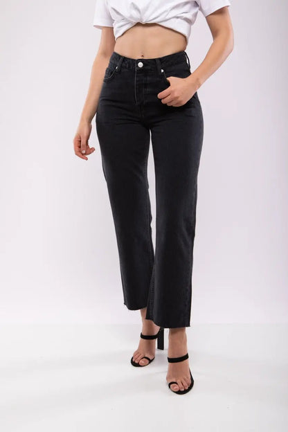 Jean Droit Taille Haute Noir – Billiorich Billiorich