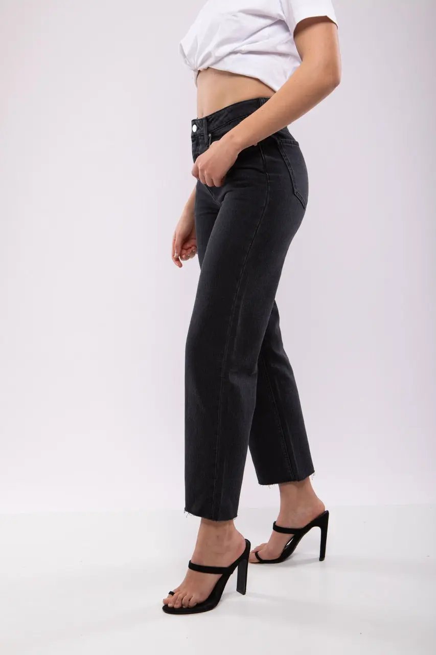 Jean Droit Taille Haute Noir – Billiorich Billiorich