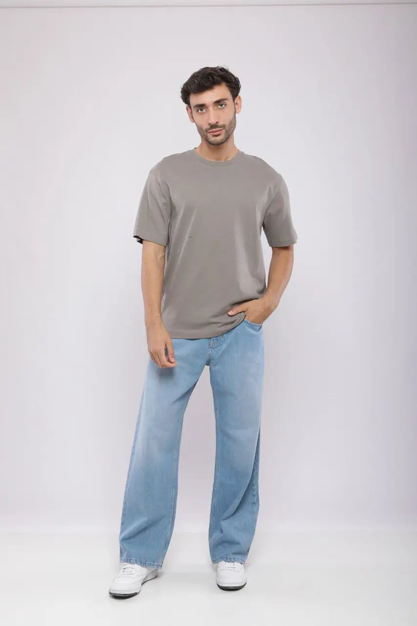 Pantalon large en denim Billiorich