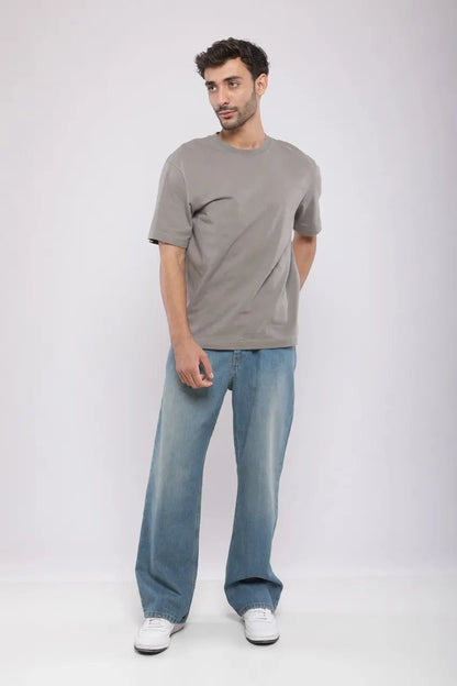 Pantalon large en denim Billiorich