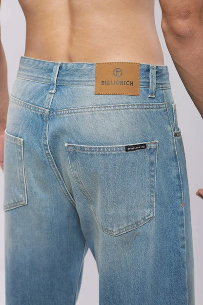 Pantalon large en denim Billiorich