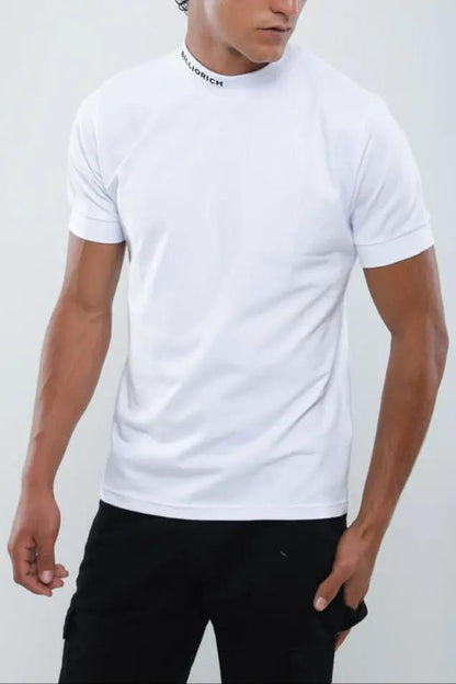 T-Shirt Col Montant Logo Col Billiorich Billiorich