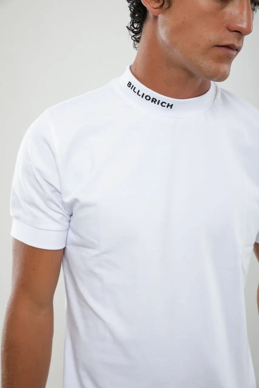 T-Shirt Col Montant Logo Col Billiorich Billiorich