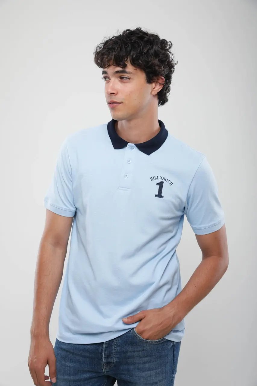 Polo Slim En Piqué Billiorich