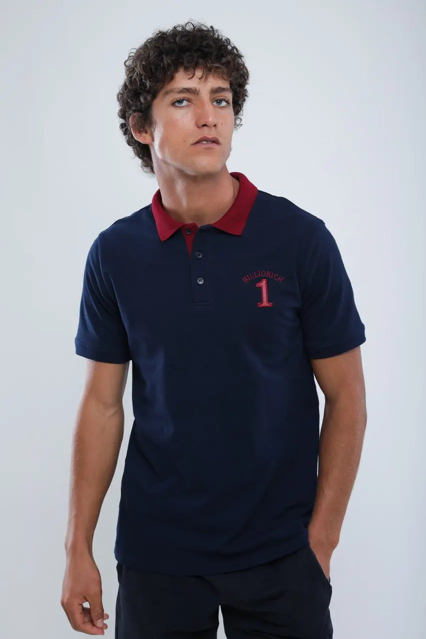 Polo Slim En Piqué Billiorich
