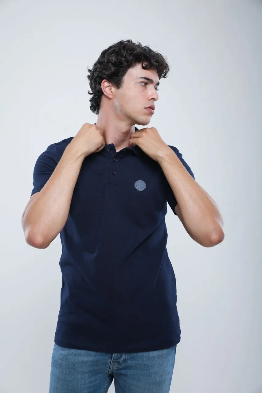 Polo Slim En Piqué Billiorich