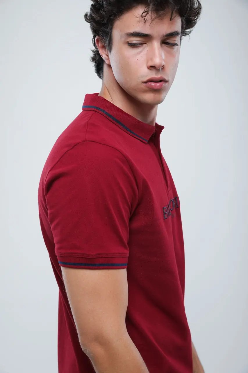 Polo Slim En Piqué Billiorich