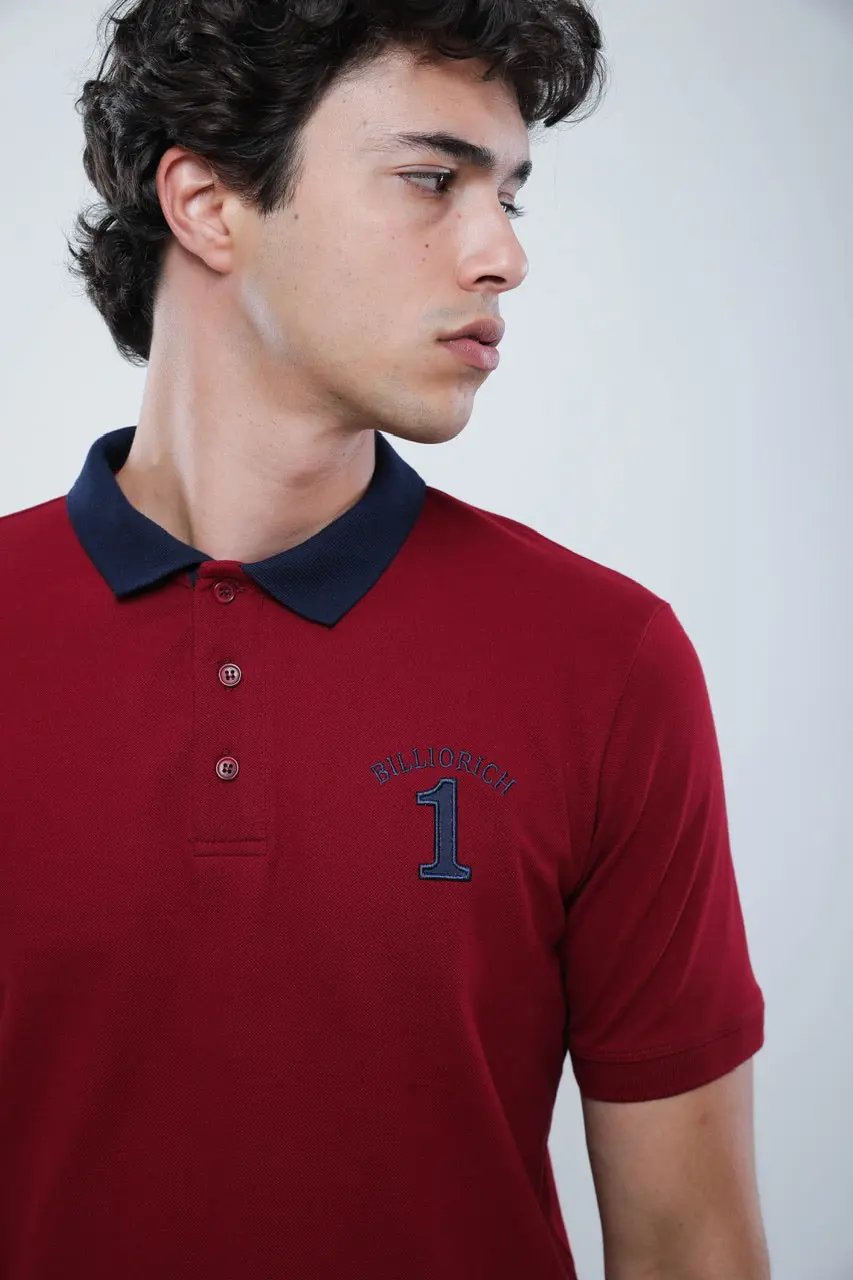 Polo Slim En Piqué Billiorich