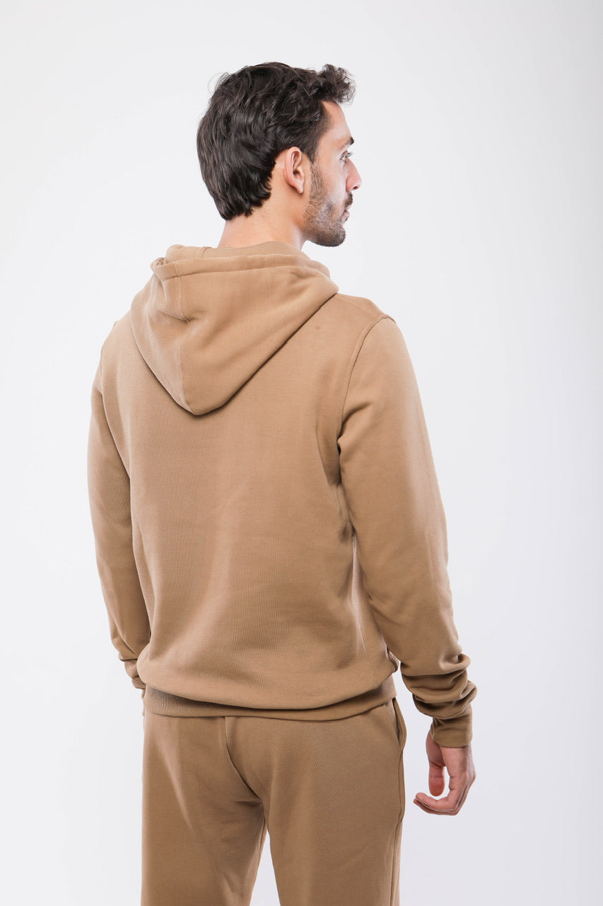 Sweat-Shirt À Capuche En Coton