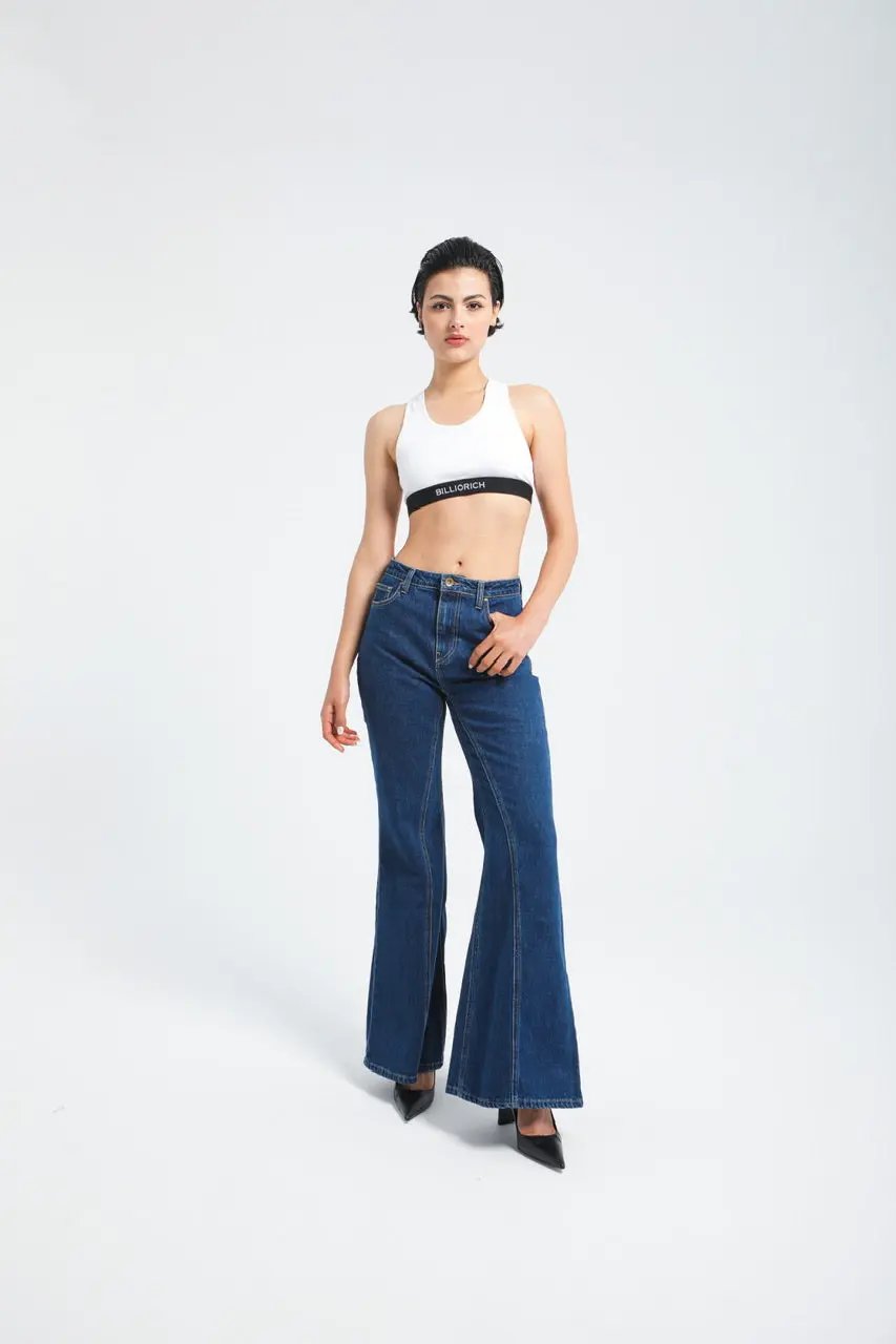 Jean Évasé Taille Haute Femme Billiorich