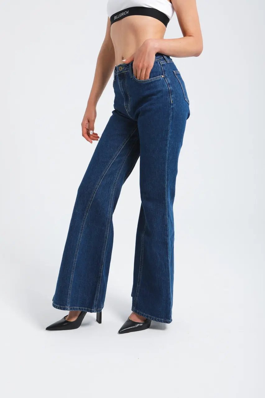 Jean Évasé Taille Haute Femme Billiorich