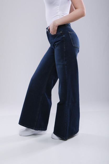 Jean Wide Leg Taille Haute