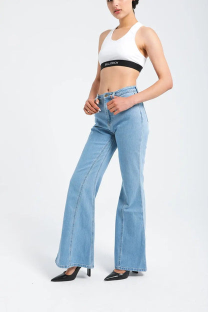 Jean Évasé Taille Haute Femme Billiorich