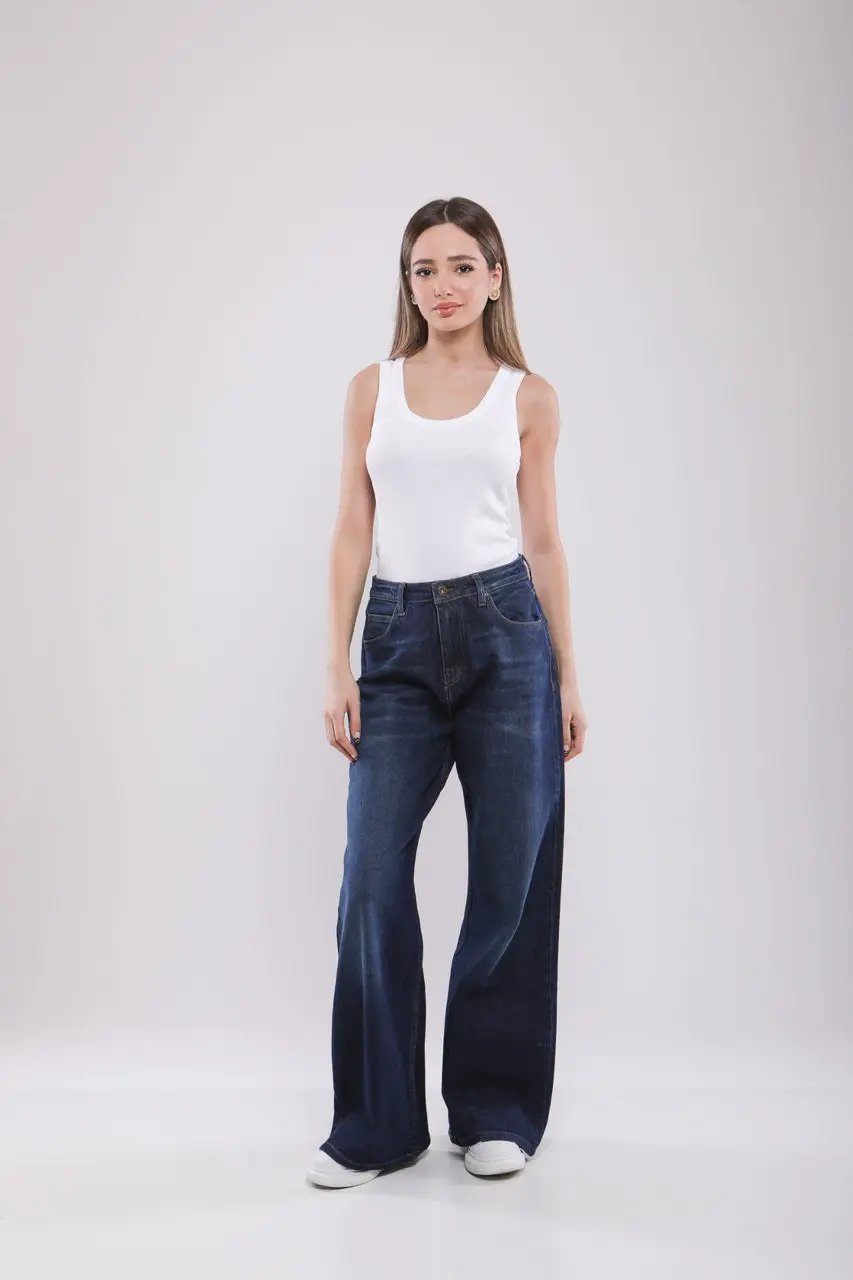 Pantalon Large Femme en Jean Billiorich