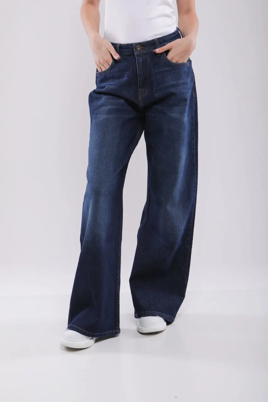 Pantalon Large Femme en Jean Billiorich