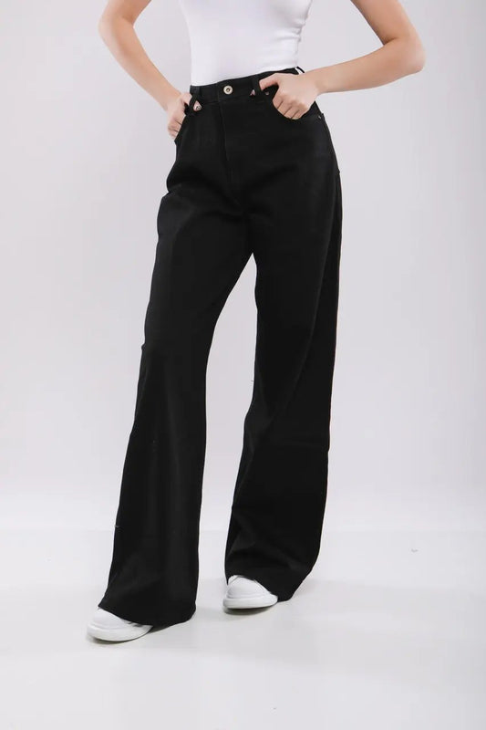 Pantalon Large Femme en Jean Billiorich