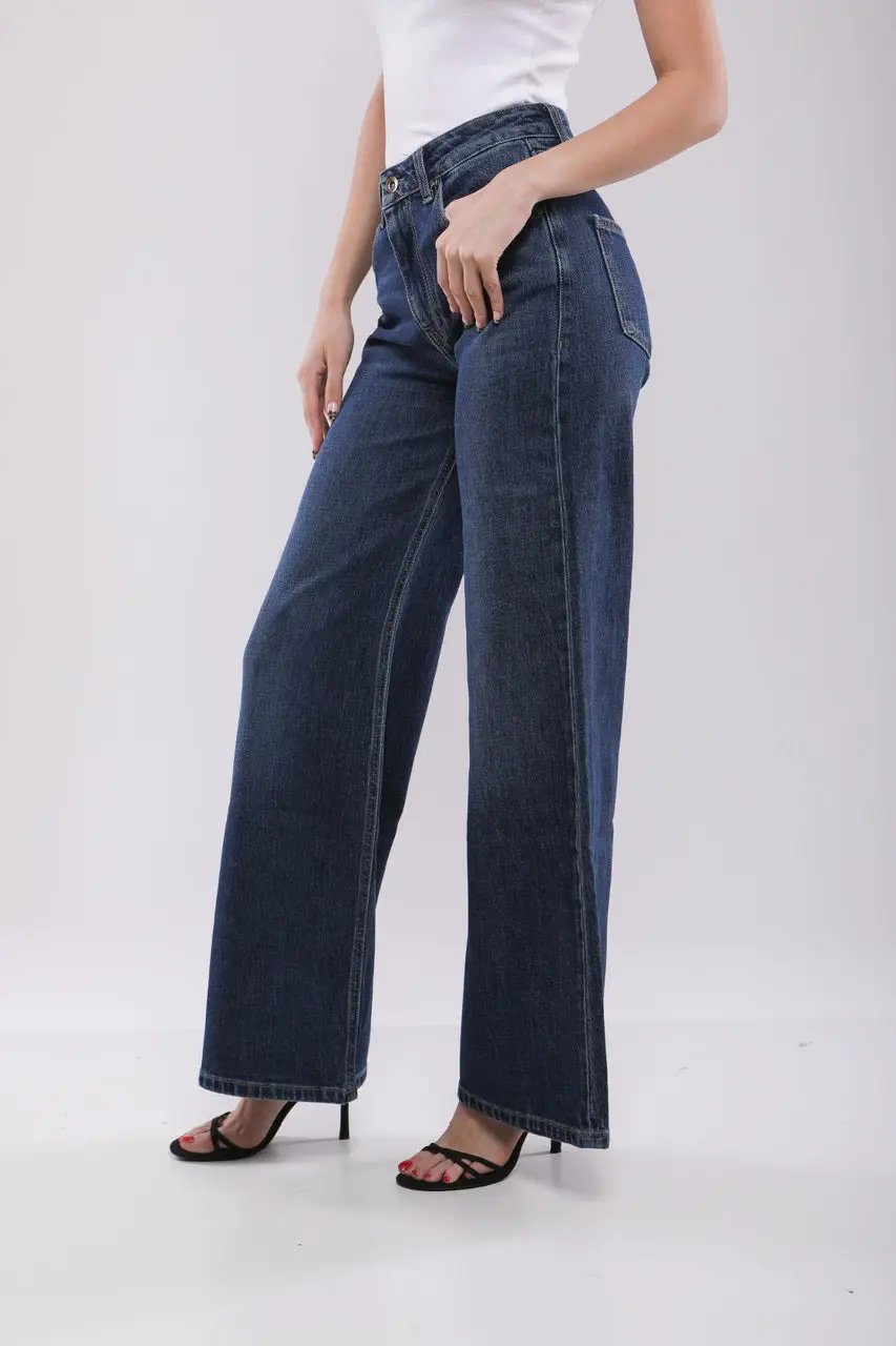 Pantalon Large Femme en Jean Billiorich