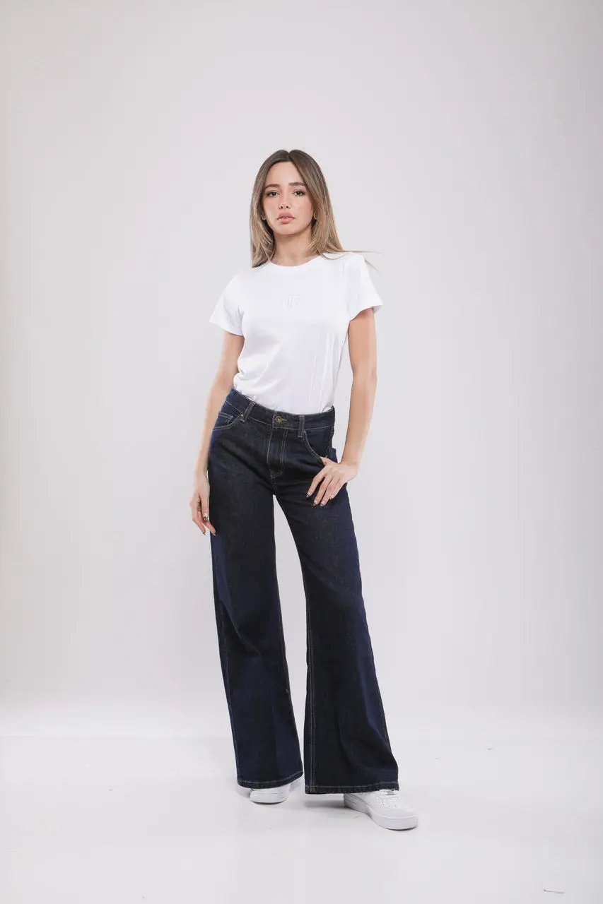 Pantalon Large Femme en Jean Billiorich