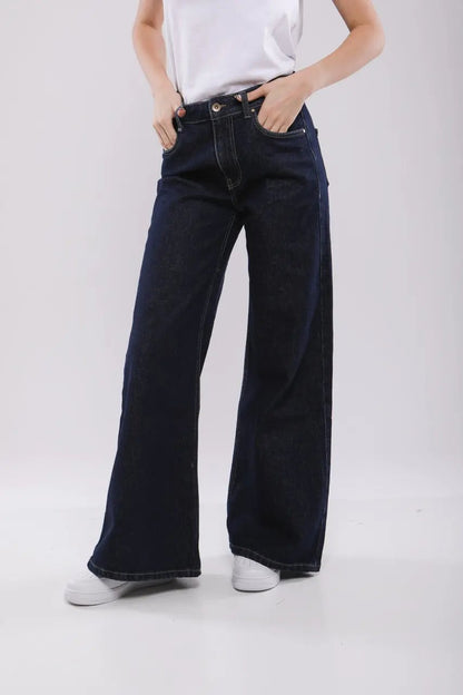 Pantalon Large Femme en Jean Billiorich