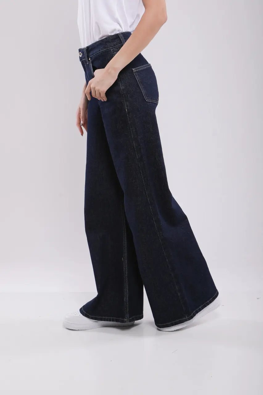 Pantalon Large Femme en Jean Billiorich