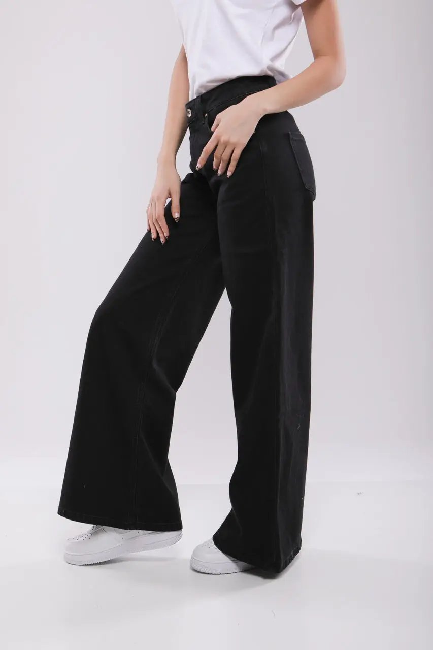 Pantalon Large Femme en Jean Billiorich