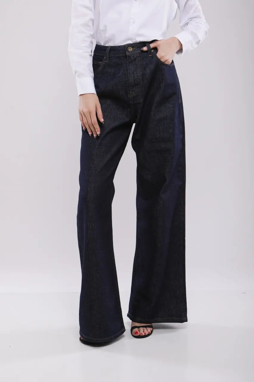 Pantalon Large Femme en Jean Billiorich